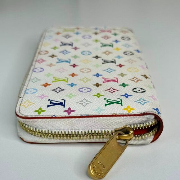 Louis Vuitton Multicolor White Wallet with Colorful Monogram Design - Picture 4 of 8